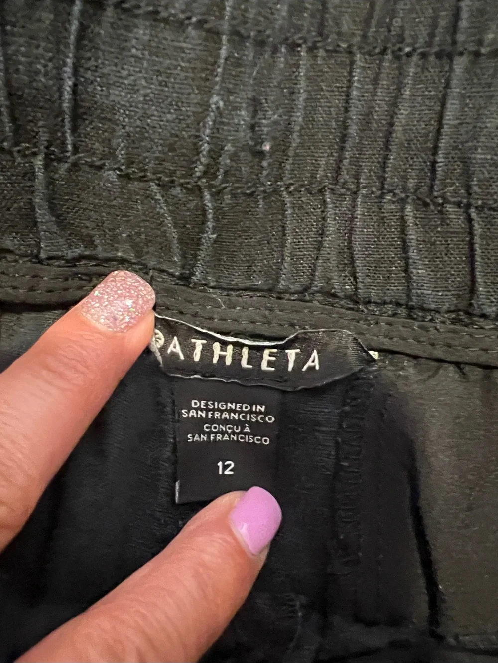 Athleta Cabo Linen Wide Leg Pant with Drawstring